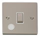 Scolmore VPPN522WH - 20A 1 Gang DP ‘Ingot’ Switch With Flex Outlet - White Deco Scolmore - Sparks Warehouse