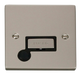 Scolmore VPPN550BK - 13A Fused ‘Ingot’ Connection Unit With Flex Outlet - Black Deco Scolmore - Sparks Warehouse