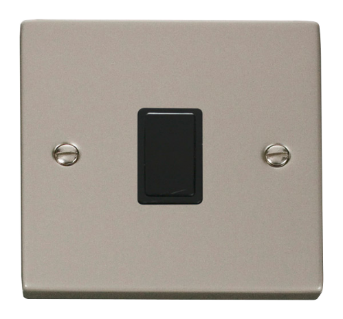 Scolmore VPPN622BK - 20A 1 Gang DP Switch - Black Deco Scolmore - Sparks Warehouse