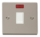 Scolmore VPPN623WH - 20A 1 Gang DP Switch + Neon - White Deco Scolmore - Sparks Warehouse