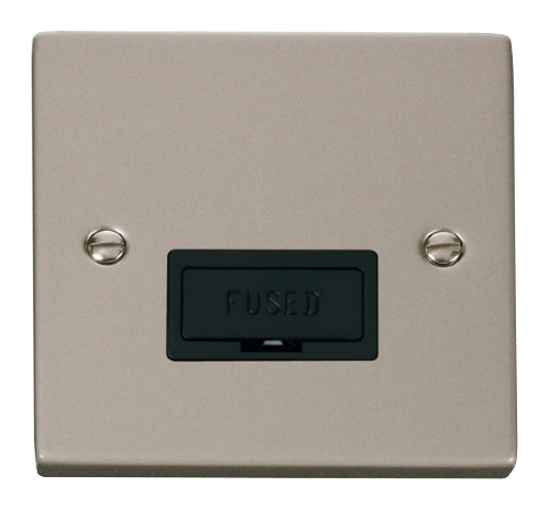 Scolmore VPPN650BK - 13A Fused Connection Unit - Black Deco Scolmore - Sparks Warehouse