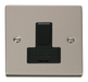 Scolmore VPPN651BK - 13A Fused Switched Connection Unit - Black Deco Scolmore - Sparks Warehouse