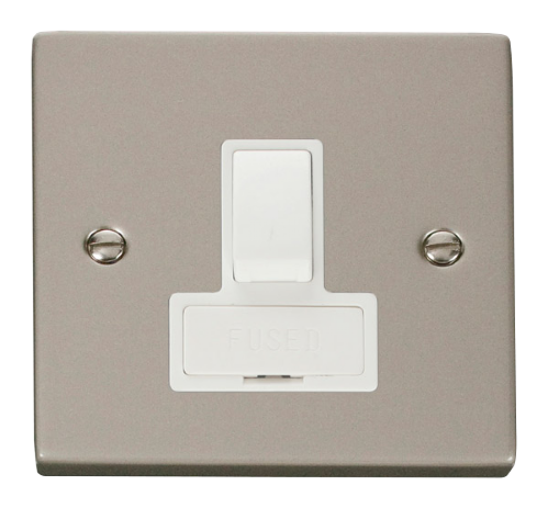 Scolmore VPPN651WH - 13A Fused Switched Connection Unit - White Deco Scolmore - Sparks Warehouse