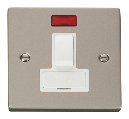 Scolmore VPPN652WH - 13A Fused Switched Connection Unit With Neon - White Deco Scolmore - Sparks Warehouse