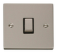 Scolmore VPPN722BK - 20A 1 Gang DP ‘Ingot’ Switch - Black Deco Scolmore - Sparks Warehouse