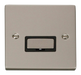 Scolmore VPPN750BK - 13A Fused ‘Ingot’ Connection Unit - Black Deco Scolmore - Sparks Warehouse