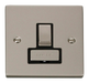 Scolmore VPPN751BK - 13A Fused ‘Ingot’ Switched Connection Unit - Black Deco Scolmore - Sparks Warehouse