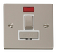 Scolmore VPPN752WH - 13A Fused ‘Ingot’ Switched Connection Unit With Neon - White Deco Scolmore - Sparks Warehouse