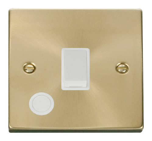 Scolmore VPSB022WH - 20A 1 Gang DP Switch With Flex Outlet - White Deco Scolmore - Sparks Warehouse