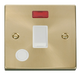 Scolmore VPSB023WH - 20A 1 Gang DP Switch With Flex Outlet And Neon - White Deco Scolmore - Sparks Warehouse