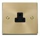 Scolmore VPSB039BK - 2A Round Pin Socket Outlet - Black Deco Scolmore - Sparks Warehouse