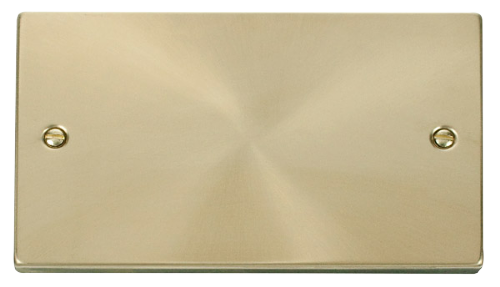 Scolmore VPSB061 - 2 Gang Blank Plate Deco Scolmore - Sparks Warehouse