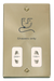 Scolmore VPSB100WH - Dual Voltage Shaver Socket Outlet 115/230V - White Deco Scolmore - Sparks Warehouse