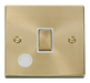 Scolmore VPSB522WH - 20A 1 Gang DP ‘Ingot’ Switch With Flex Outlet - White Deco Scolmore - Sparks Warehouse