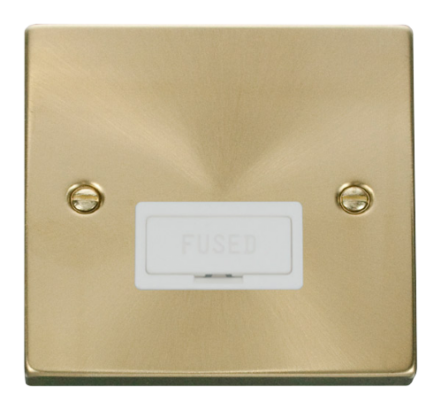 Scolmore VPSB650WH - 13A Fused Connection Unit - White Deco Scolmore - Sparks Warehouse