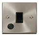 Scolmore VPSC022BK - 20A 1 Gang DP Switch With Flex Outlet - Black Deco Scolmore - Sparks Warehouse