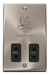 Scolmore VPSC100BK - Dual Voltage Shaver Socket Outlet 115/230V - Black Deco Scolmore - Sparks Warehouse