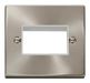 Scolmore VPSC403WH - 1 Gang Plate Triple Aperture - White Deco Scolmore - Sparks Warehouse