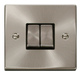 Scolmore VPSC412BK - 2 Gang 2 Way ‘Ingot’ 10AX Switch - Black Deco Scolmore - Sparks Warehouse