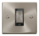 Scolmore VPSC500BK - Ingot 1 Gang 45A DP Switch - Black Deco Scolmore - Sparks Warehouse