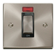 Scolmore VPSC501BK - Ingot 1 Gang 45A DP Switch With Neon - Black Deco Scolmore - Sparks Warehouse