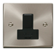 Scolmore VPSC651BK - 13A Fused Switched Connection Unit - Black Deco Scolmore - Sparks Warehouse