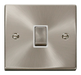Scolmore VPSC722WH - 20A 1 Gang DP ‘Ingot’ Switch - White Deco Scolmore - Sparks Warehouse