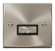 Scolmore VPSC750BK - 13A Fused ‘Ingot’ Connection Unit - Black Deco Scolmore - Sparks Warehouse