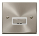 Scolmore VPSC750WH - 13A Fused ‘Ingot’ Connection Unit - White Deco Scolmore - Sparks Warehouse