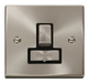 Scolmore VPSC751BK - 13A Fused ‘Ingot’ Switched Connection Unit - Black Deco Scolmore - Sparks Warehouse