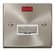 Scolmore VPSC753WH - 13A Fused ‘Ingot’ Connection Unit With Neon - White Deco Scolmore - Sparks Warehouse
