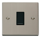 Scolmore VPSS025BK - 1 Gang Intermediate 10AX Switch - Black Deco Scolmore - Sparks Warehouse