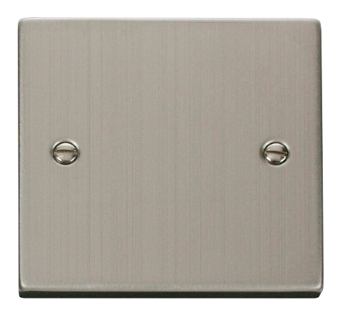 Scolmore VPSS060 - 1 Gang Blank Plate Deco Scolmore - Sparks Warehouse