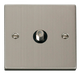 Scolmore VPSS156BK - 1 Gang Satellite Socket Outlet - Black Deco Scolmore - Sparks Warehouse