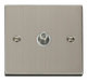 Scolmore VPSS156WH - 1 Gang Satellite Socket Outlet - White Deco Scolmore - Sparks Warehouse