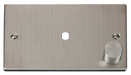 Scolmore VPSS185 - 2 Gang Plate Single Aperture (1000W Max) Deco Scolmore - Sparks Warehouse