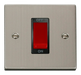 Scolmore VPSS200BK - 1 Gang 45A DP Switch - Black Deco Scolmore - Sparks Warehouse