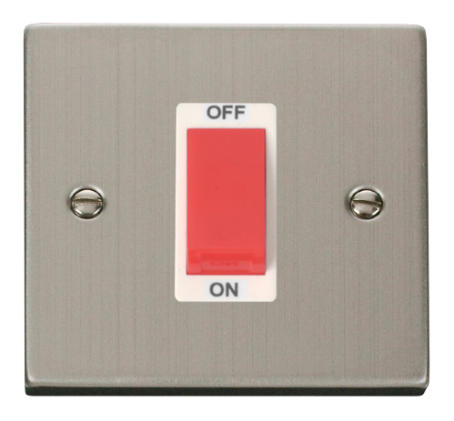 Scolmore VPSS200WH - 1 Gang 45A DP Switch - White Deco Scolmore - Sparks Warehouse