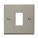 Scolmore VPSS20401 - 1 Gang GridPro® Frontplate - Stainless Steel GridPro Scolmore - Sparks Warehouse