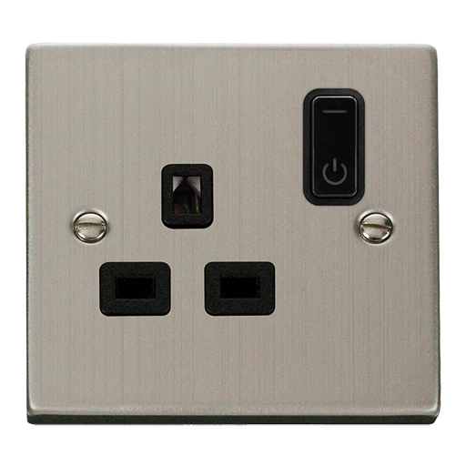 Scolmore Vpss30535bk Ingot 13a 1g Rf Smart Socket Deco Ss Bk Smart Socket Scolmore - Sparks Warehouse