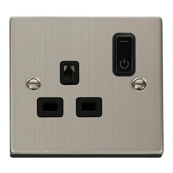 Scolmore Vpss30535bk Ingot 13a 1g Rf Smart Socket Deco Ss Bk Smart Socket Scolmore - Sparks Warehouse