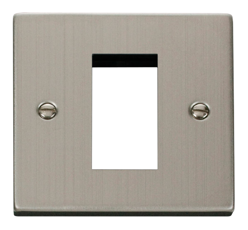 Scolmore VPSS310 - 1 Gang Plate - 1 Aperture Deco Scolmore - Sparks Warehouse