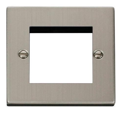 Scolmore VPSS311 - 1 Gang Plate - 2 Apertures Deco Scolmore - Sparks Warehouse
