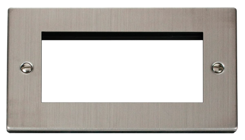 Scolmore VPSS312 - 2 Gang Plate - 4 Apertures Deco Scolmore - Sparks Warehouse