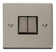 Scolmore VPSS412BK - 2 Gang 2 Way ‘Ingot’ 10AX Switch - Black Deco Scolmore - Sparks Warehouse
