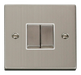 Scolmore VPSS412WH - 2 Gang 2 Way ‘Ingot’ 10AX Switch - White Deco Scolmore - Sparks Warehouse