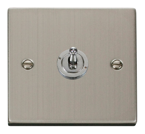 Scolmore VPSS421 - 1 Gang 2 Way 10AX Toggle Switch Deco Scolmore - Sparks Warehouse