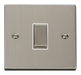 Scolmore VPSS425WH - 1 Gang Intermediate ‘Ingot’ 10AX Switch - White Deco Scolmore - Sparks Warehouse