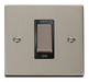 Scolmore VPSS500BK - Ingot 1 Gang 45A DP Switch - Black Deco Scolmore - Sparks Warehouse