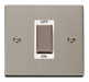 Scolmore VPSS500WH - Ingot 1 Gang 45A DP Switch - White Deco Scolmore - Sparks Warehouse